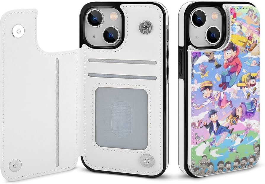 Amazon.co.jp: iPhone 12 ケース 手帳型 おそ松さん 全機種対応 カード
